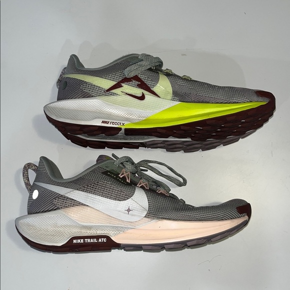 Nike Reactx Pegasus Trail 5, Sail/Crimson Tint/Jade Horizon - 9 - Picture 3 of 9